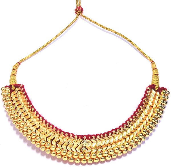 thushi a traditional maharashtrian necklace