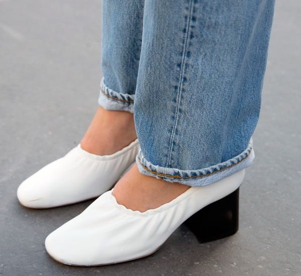 PARIS, FRANCE - MARCH 06: Glamour magazine director Natalie Hartley wears Bliss and Mischief jeans, and Celine shoes on day 4 of Paris Collections: Women on March 06, 2015 in Paris, France. (Photo by Kirstin Sinclair/Getty Images)*** Local Caption *** Natalie Hartley