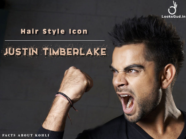 virat kohli hairstyle is inspired by Justin Timberlake