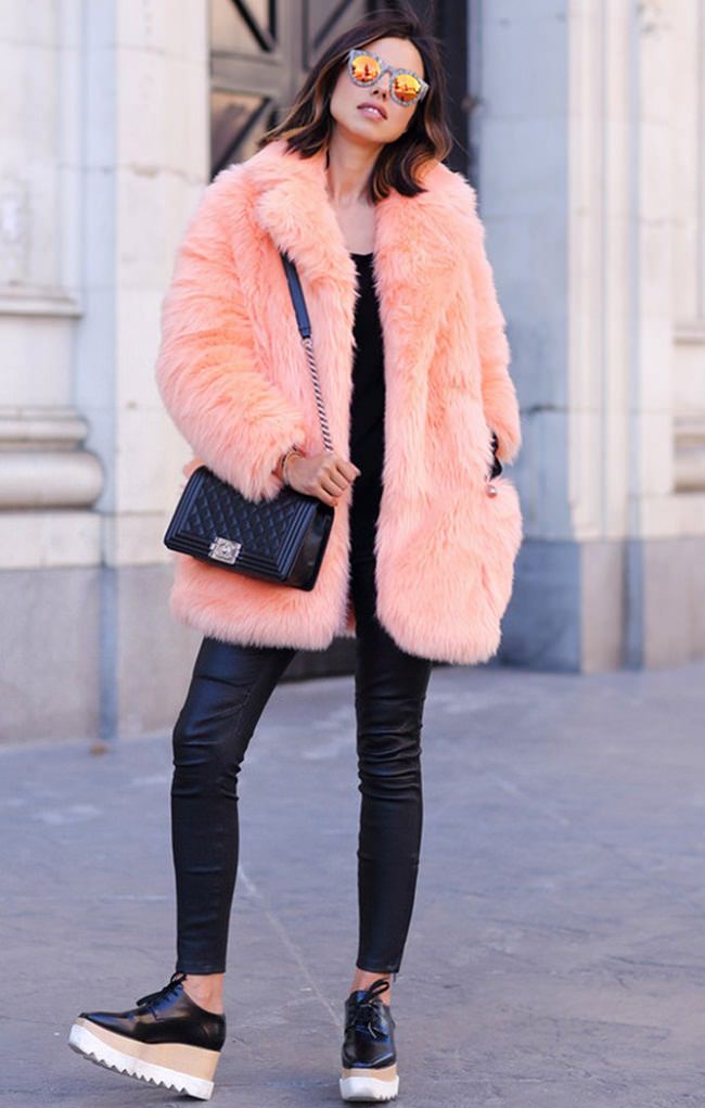 heavy furry jackets and coats