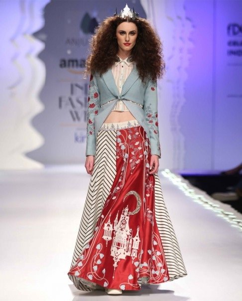 lehenga blazer