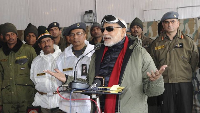 modi in gray jacket and sunglasses