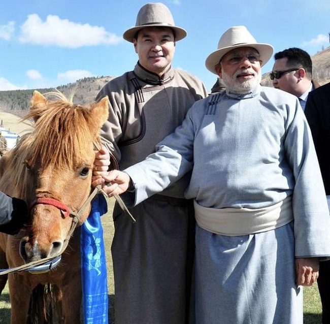modi pony in the mongolian way