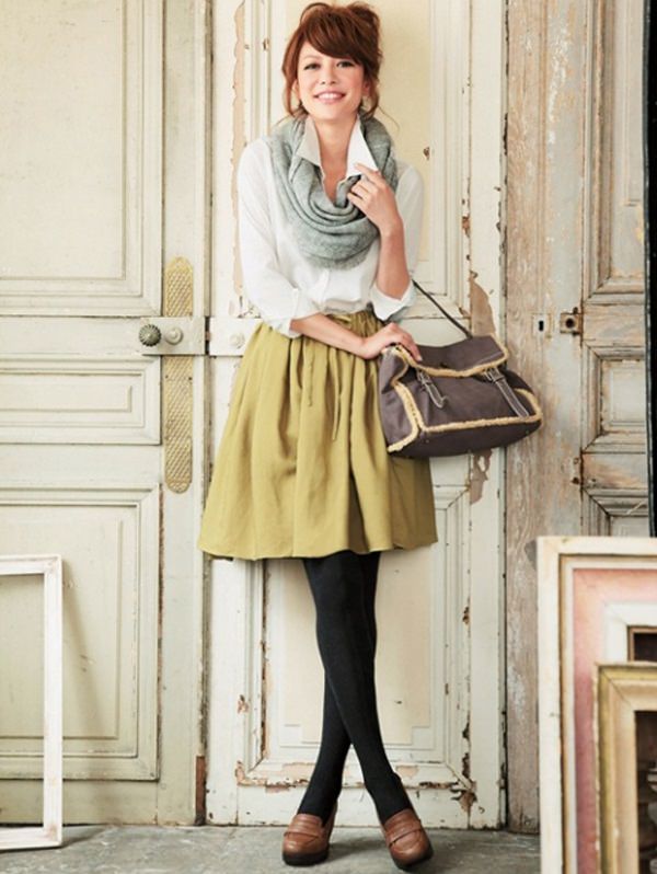 skirt with scarve