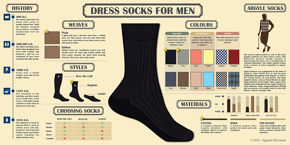 dress socks for men