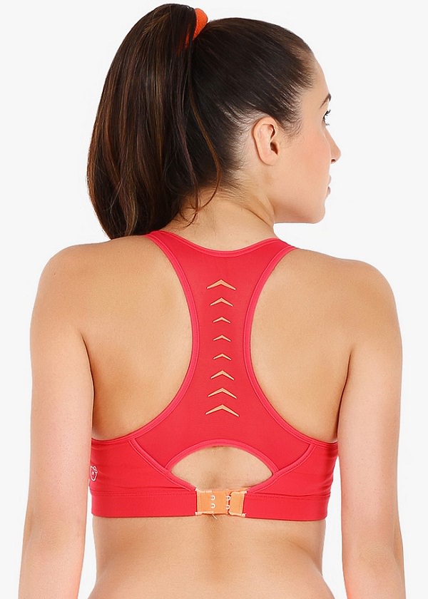 sports bra with different back design