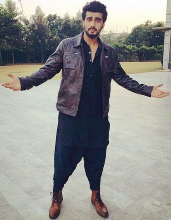 arjun kapoor leather jacket