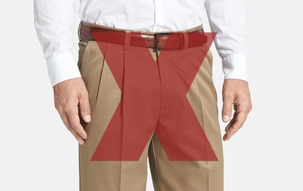 big pleated pants