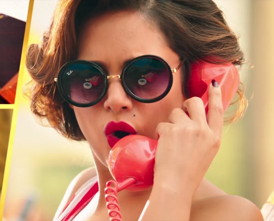 round sunglasses, esha gupta in rustom