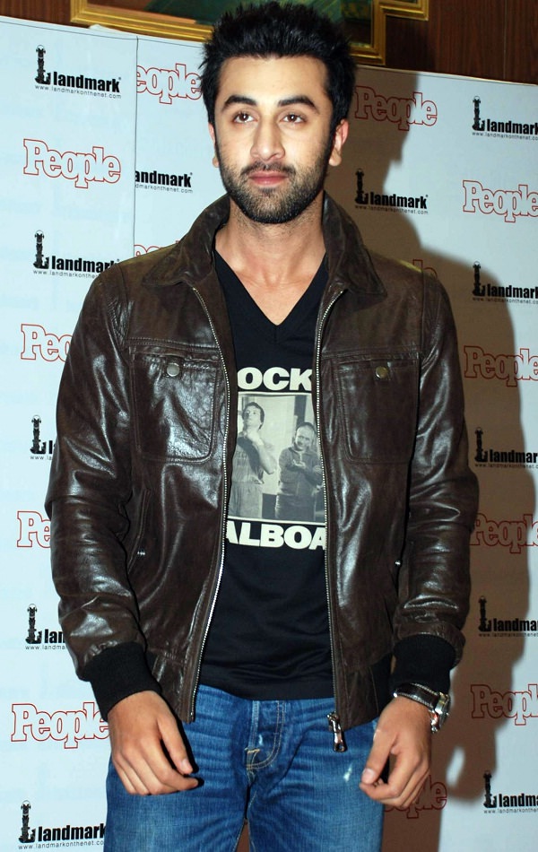 ranbir kapoor leather jacket