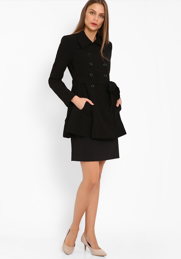 ultra feminine trench coat