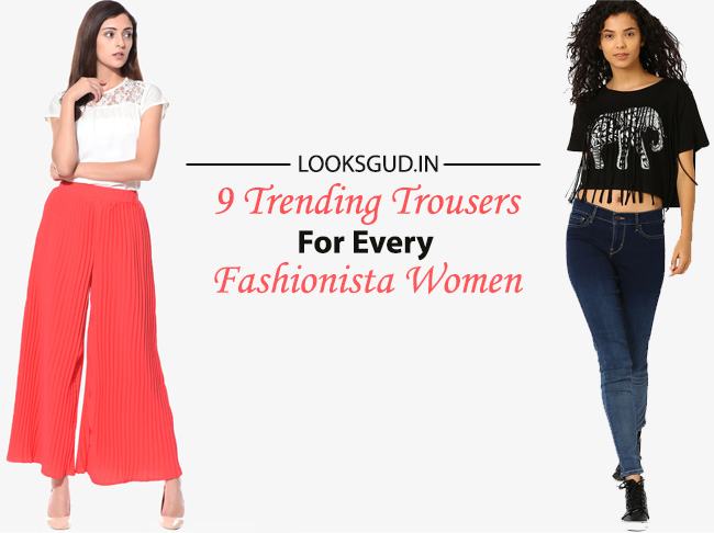 women trending trouser types