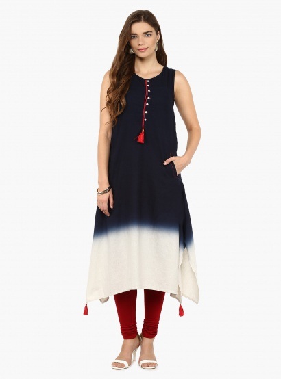 max-navy-blue-white-ombre-kurta