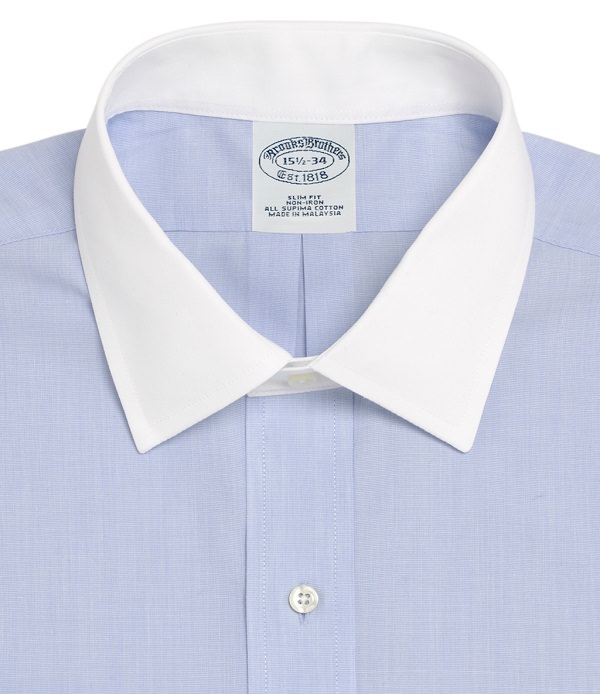 Spread Collar, shirt collar types for men