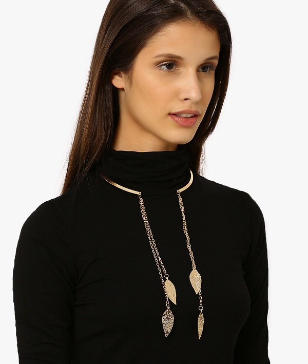 necklace for high neckline dress