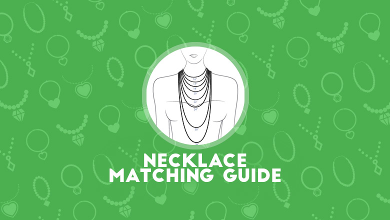 how to wear right necklaces with different necklines of dresses,necklace neckline cheat sheet