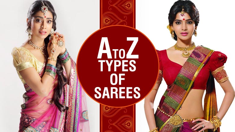 Different Types of Sarees designs and patterns in india