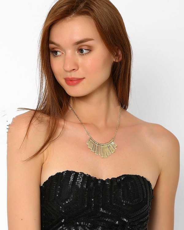 best necklace for sweetheart neckline,necklace styles guide