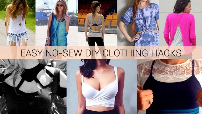 37 Awesomely Easy No-Sew DIY Clothing Hacks - LooksGud.com