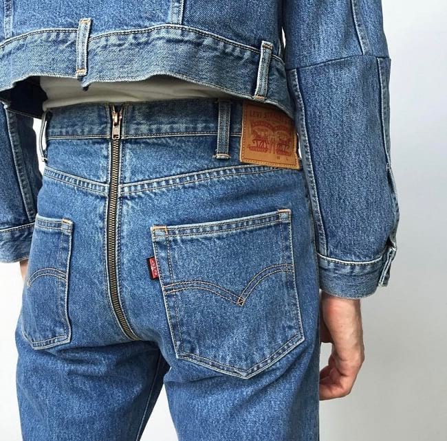 things you won't believe like a levis bare butt jeans where you can unzip and pop a poop squat.