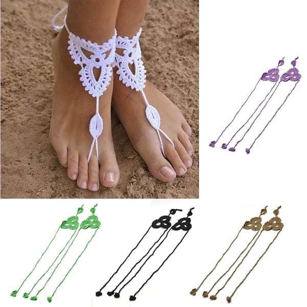 Crochet Anklet Bracelet to Give Stylish Look your Ankle