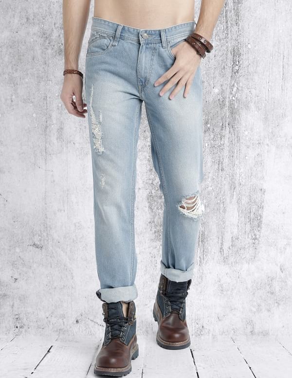 roadster light blue mid rise mildly distressed jeans