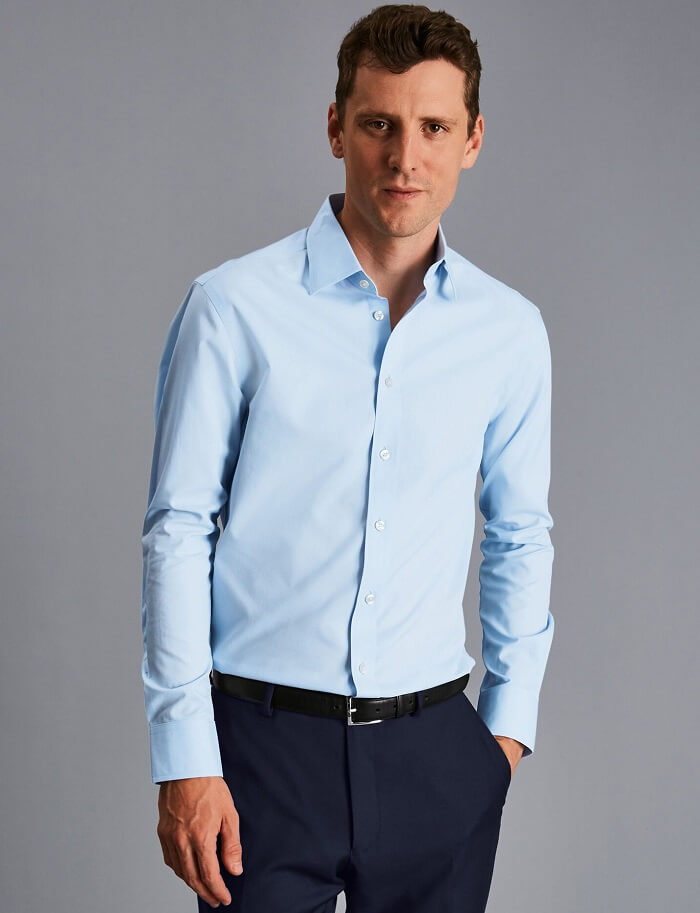 fitted dress shirts for men