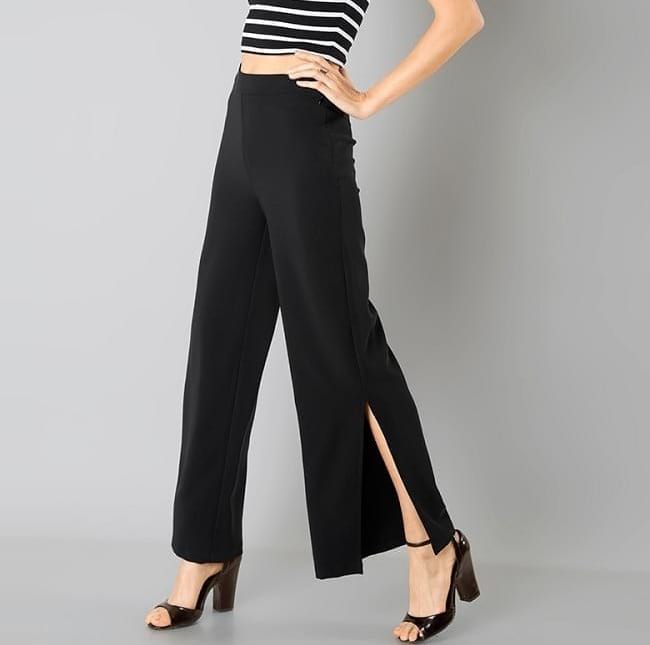 Side cut palazzo pants Clearance