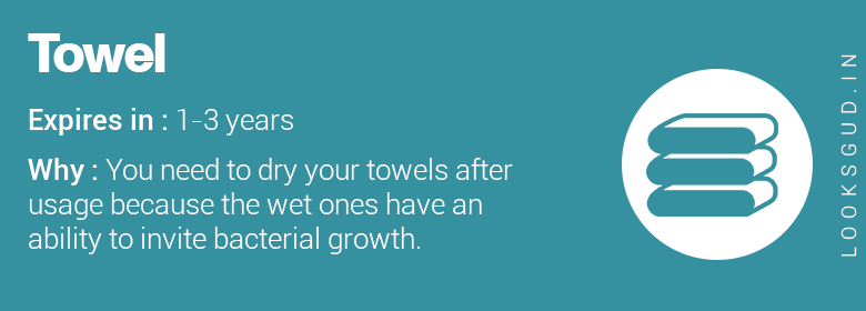 towel expiration date