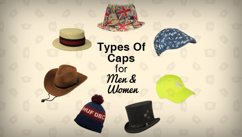 different types of cap shapes and patterns for men and women to buy online