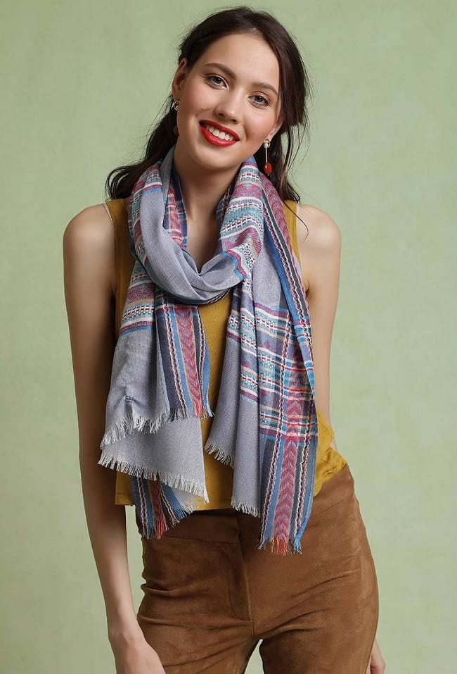 simple rules to wear scarf styles step by step