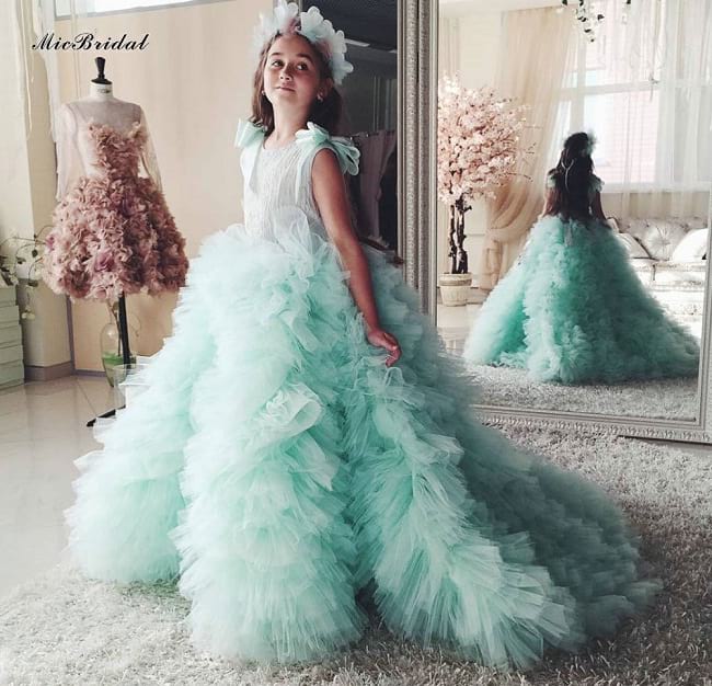 princess gowns and frock designs to wear in wedding, party wear frock designs for child 