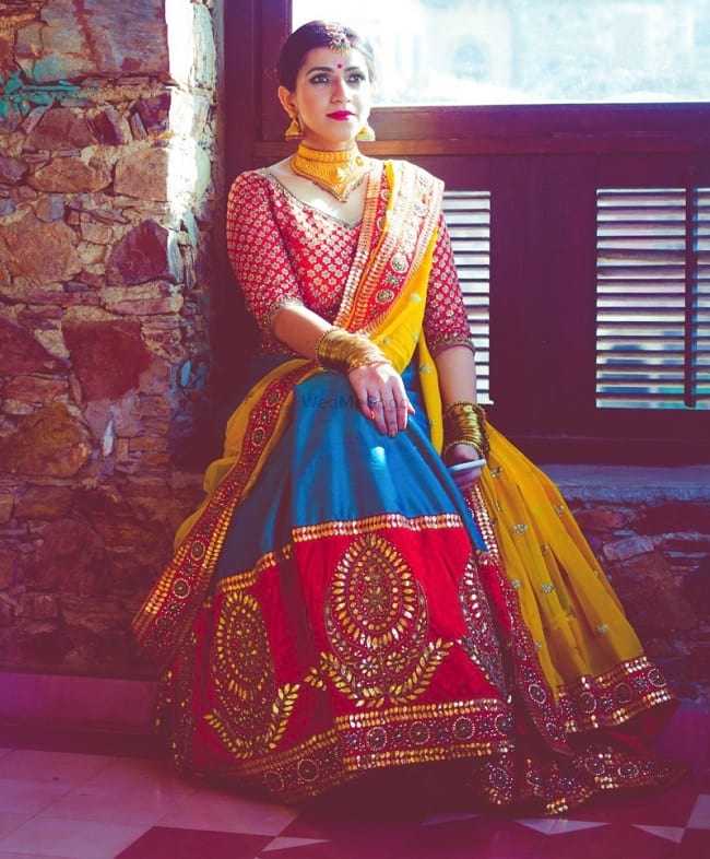 Multicolor New Stylish Bridal Lehenga