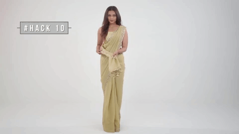 How to Pin in Saree for Dance