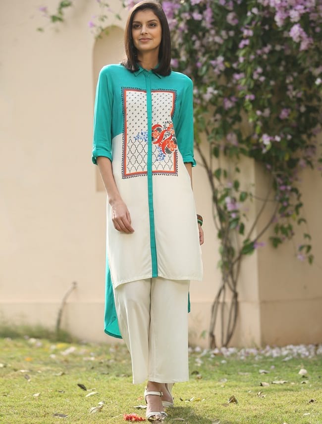 W for woman cotton kurtis online shopping at low price