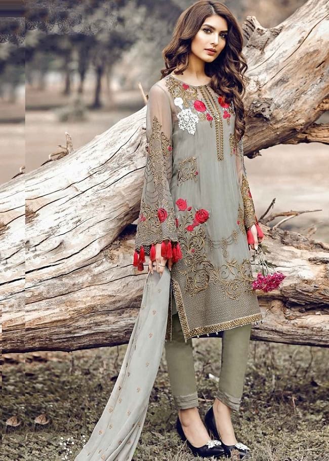 pakistani new fancy look salwar suit 