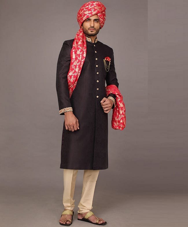 best printed sherwani forn pakistani groom online with price