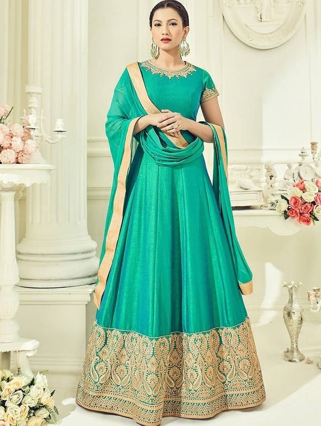 blue heavy embroidered wedding suit