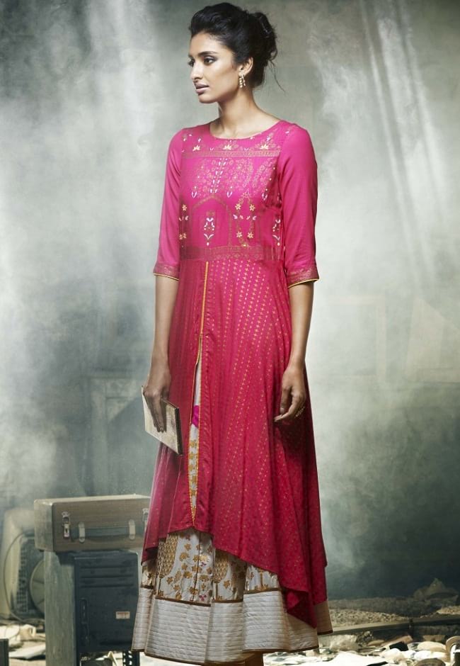 buy W for woman designer cotton kurti online purchase