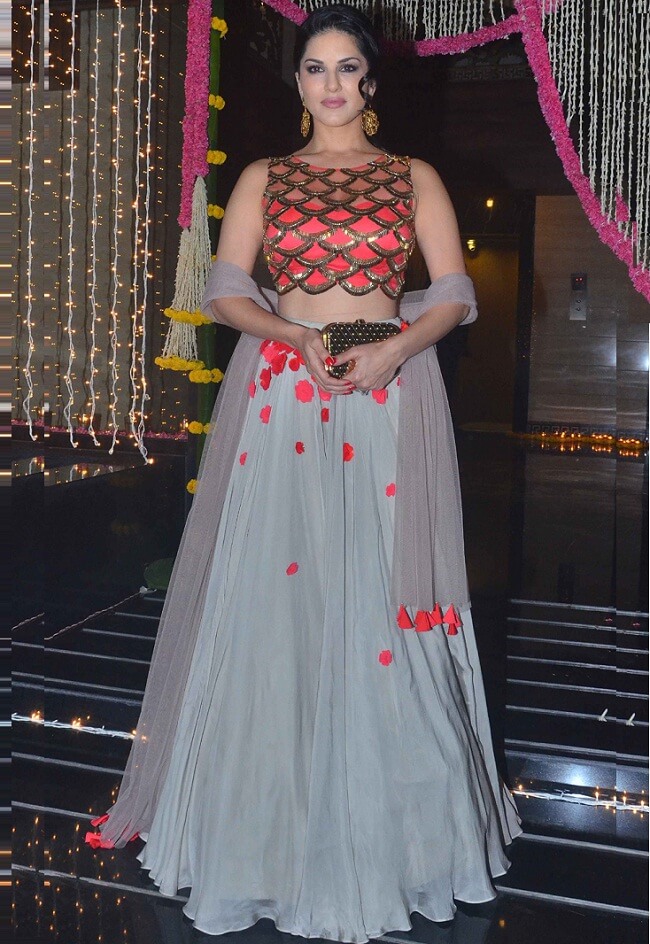 indian bridal lehenga sunny leone 