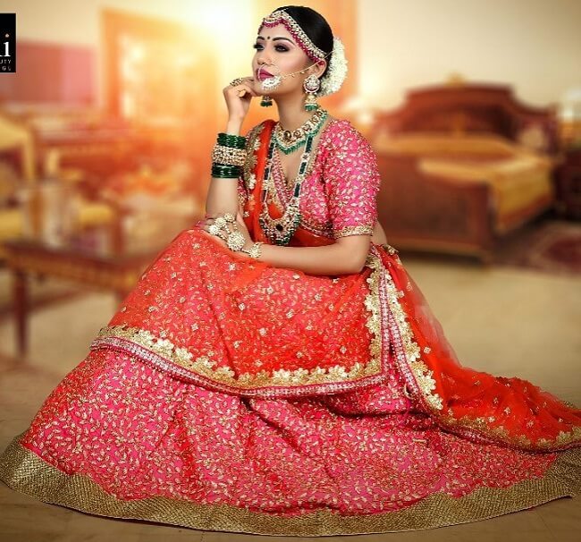 bridal photoshoot indian