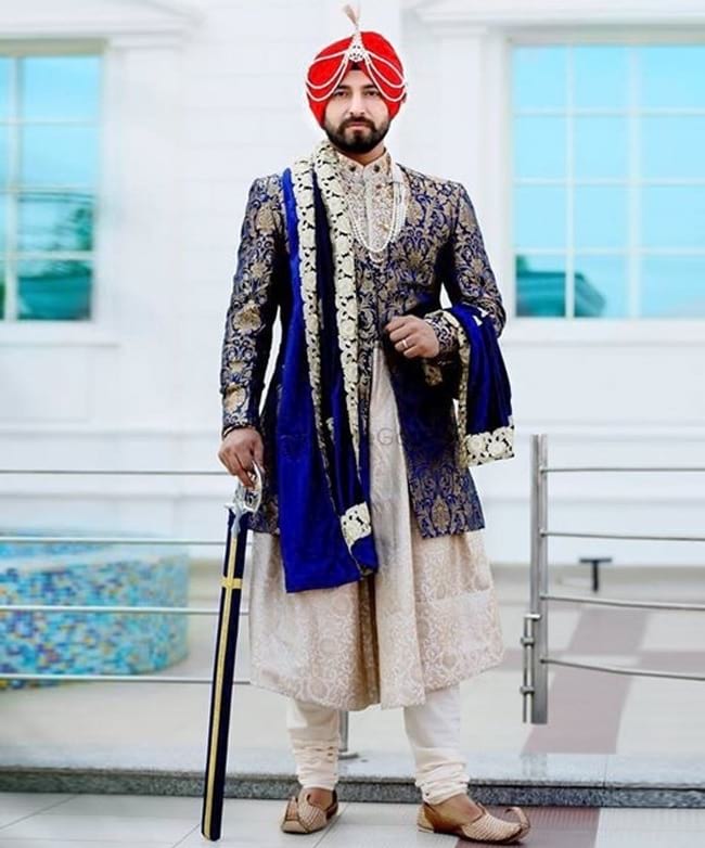 Different Types of Wedding Sherwani Designs