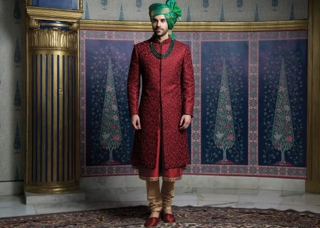 Anarkali Sherwani for Groom, Indian Wedding Sherwani Online