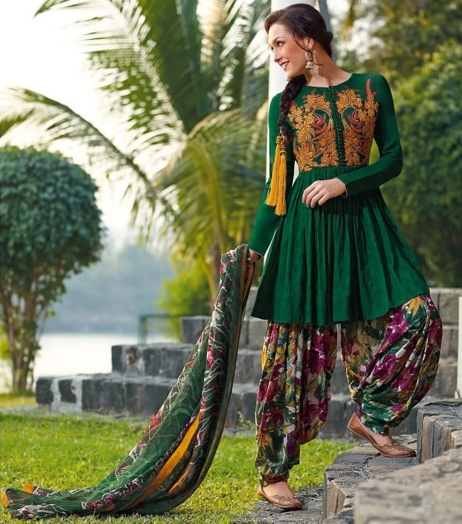 embroidered salwar suits for wedding party