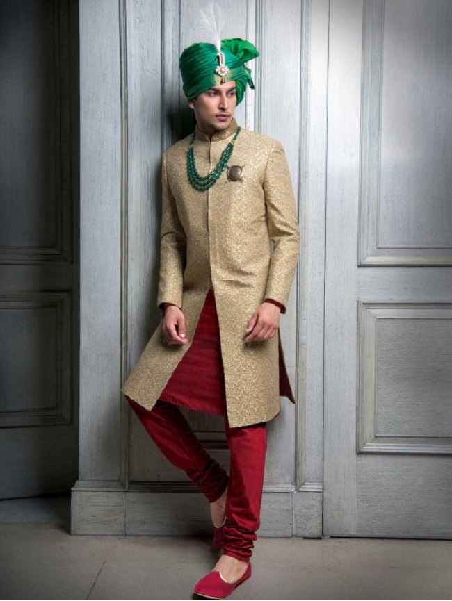 Online Indian Wedding Sherwani for Men