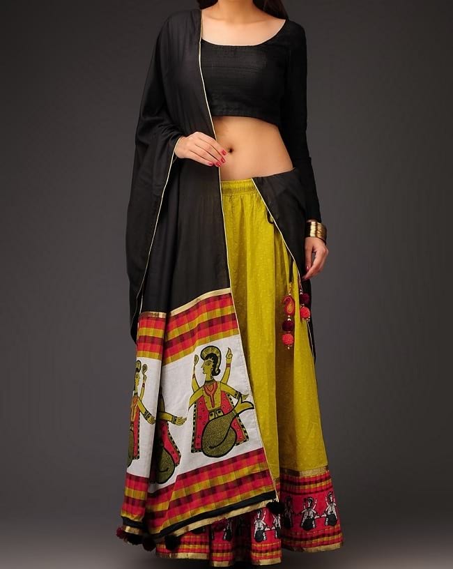 traditional dandiya choli designs