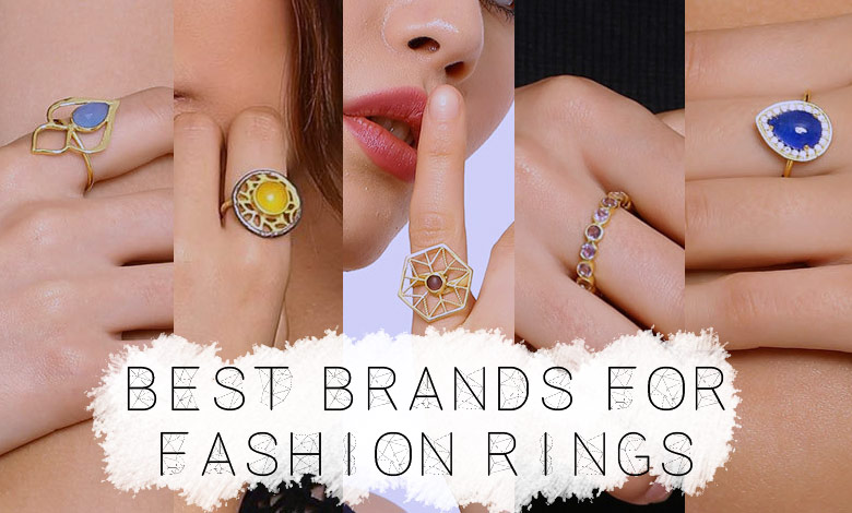 top ring brands for men and women in india for online shopping