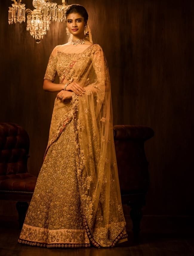 Stylist Look In Indian Wedding Lehenga Choli