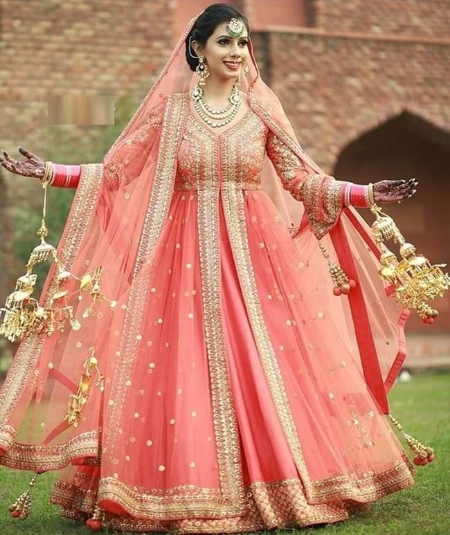 designer silk lehenga choli for punjabi bridal