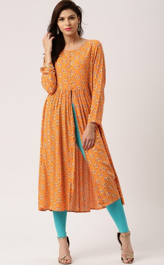 cotton slit kurti online shop